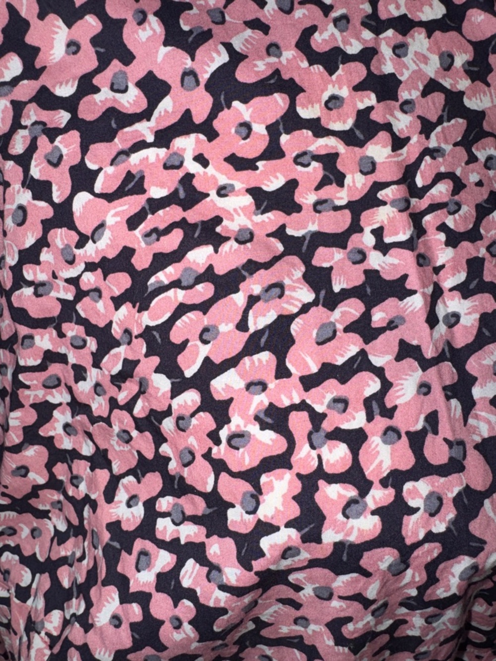Talbots Women’s Petite Long Sleeve Pink Floral Button-Up Shirt Size 16WP - Picture 5 of 11
